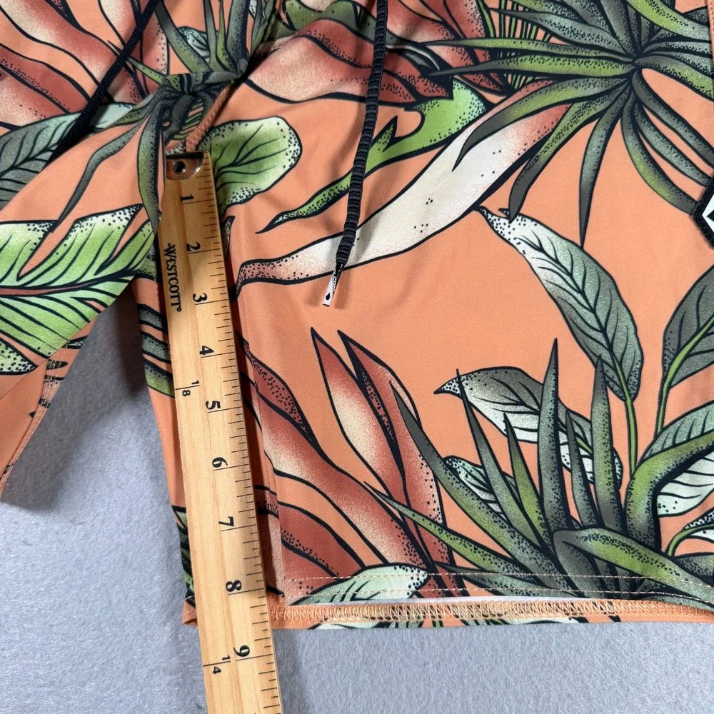 Volcom Mod-Tech Mens Orange Tropical Floral Board Shorts Size 28 A0842306